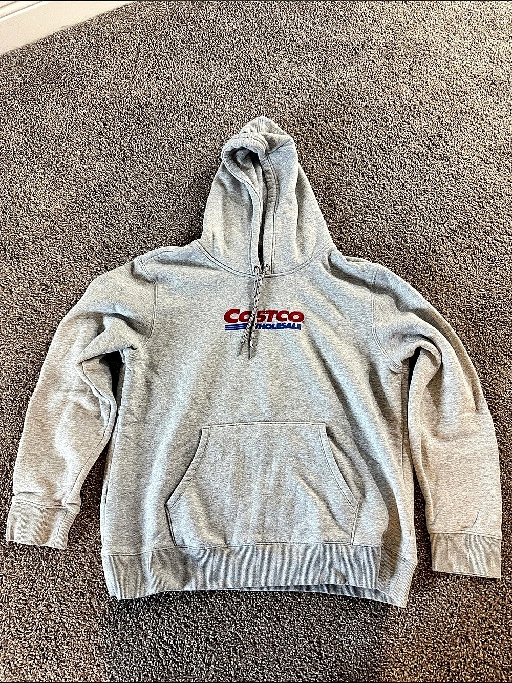 Costco Gray Pullover Hoodie